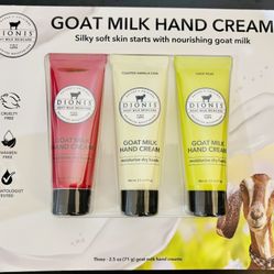 Goat Milk Hand Cream Set (3-Pack) – New