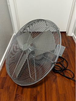 TPI 24” Industrial Wall Mount Fan 1/3 HP 115V Heavy Duty Commercial Shop Warehouse