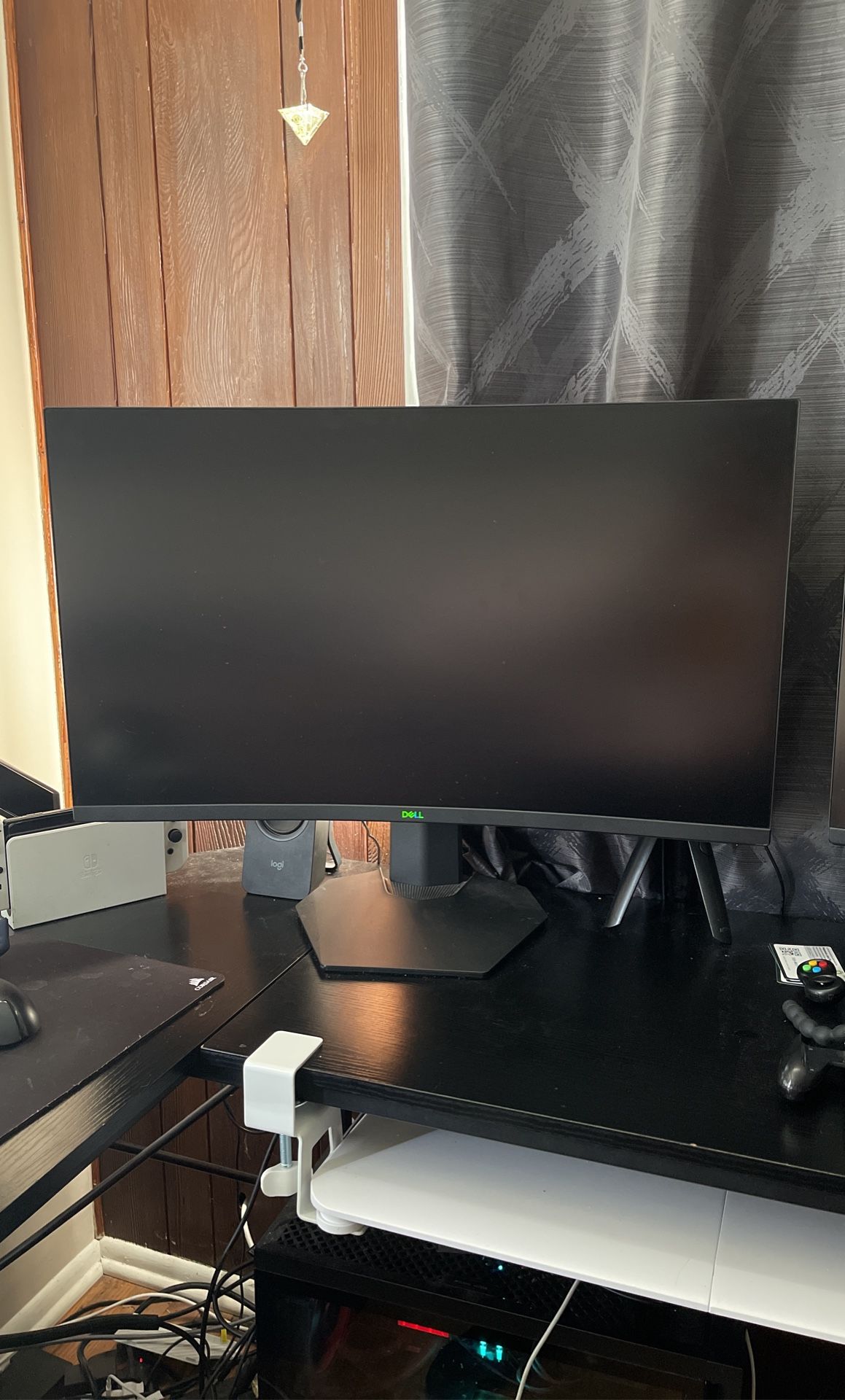 Dell - S3222DGM 32" LED Curved QHD FreeSync Gaming Monitor- Black