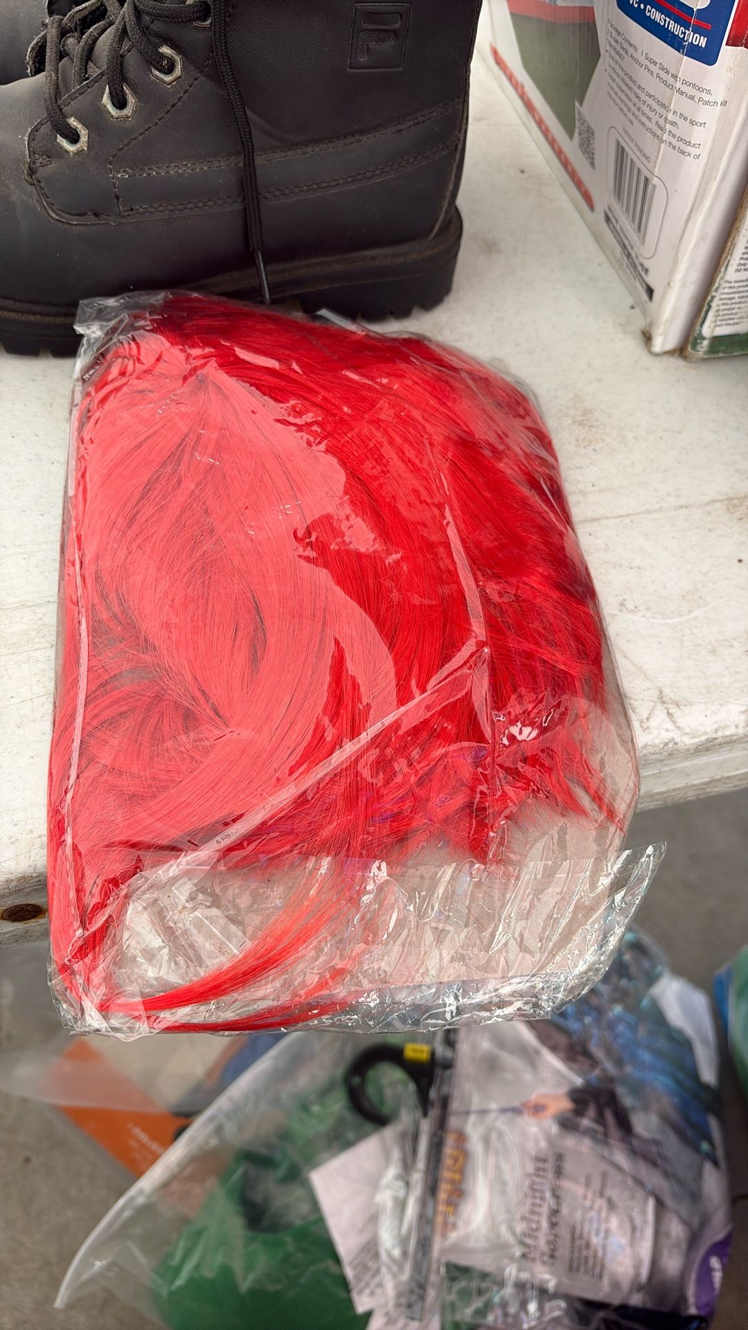 Red Wig For Halloween