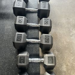 Body-Solid Commercial Dumbbells – 65/50/35 Sets –