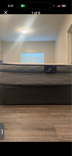 Twin size mattress and bed frame