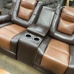 Recliner Living Room Set Sofa And Loveseat 