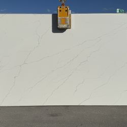 CALACATTA QUARTZ JUMBO SLABS VIENNA GRAY 127X64 2CM FOR KITCHEN COUNTERTOPS 