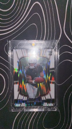 2025 Select Ashton Jeanty Rookie #'d /799 White Shock Prizm RC #104 Premier