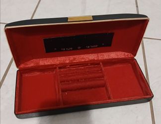 Mid Century Modern Vintage Tie Clip Tie Tack Valet Box