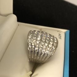 Silver Plated Women’s Ring Size 7/8