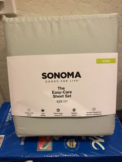 NEW Sonoma Green King Sheet Set