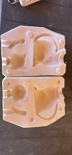 Cat creamer slip mold