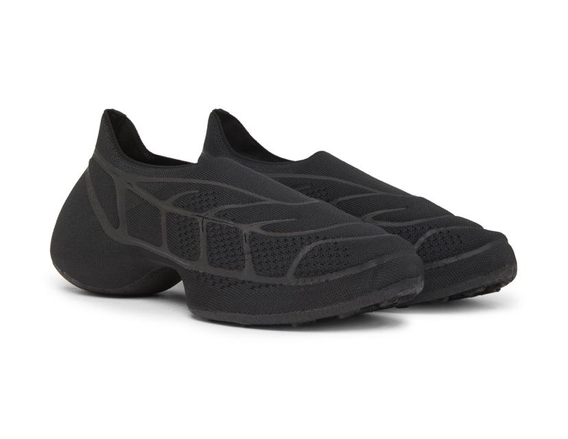 GIVENCHY Men’s Black TK-360 Plus Stretch-Knit Slip-On Sneaker | Size: 44 | 11.5