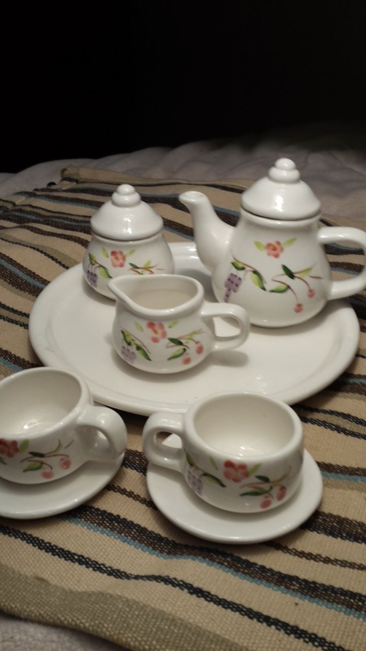 Miniature Decorative Tea Set