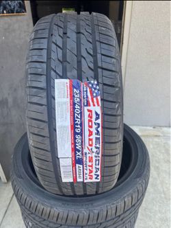 New Tires 235/40R19 American Roadstar Set Of (4) Tires, WE FINANCE
