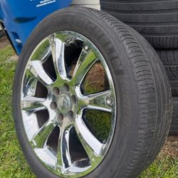 22 Inch Cadillac Escalade GMC Yukon Denali Sierra Silverado Tahoe Suburban Avalanche Stock Wheels Rims And Tires