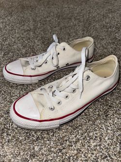 White Converse 8W