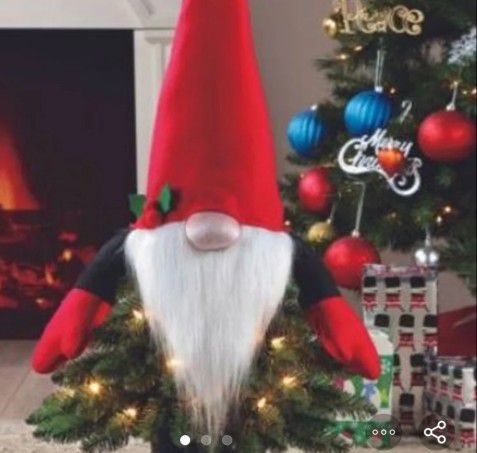 3ft Gnome Christmas Tree With Lights