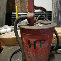 Antique Hand Crank Oil Despenser 