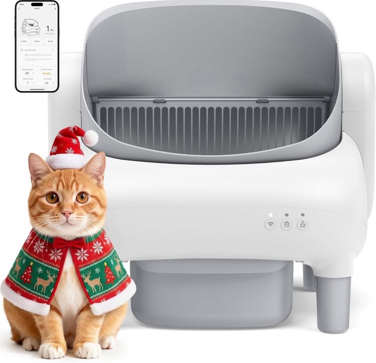 NEW! Automatic Cat Litter Box Self Cleaning