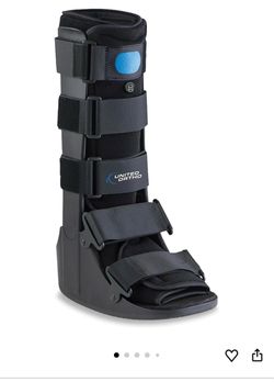 Brand New! United Ortho Air Cam Walker Fracture Boot,Large ,Black