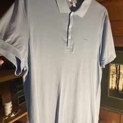 Calvin Klein Polo Shirt, Light Blue