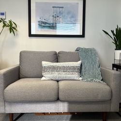 Grey Loveseat