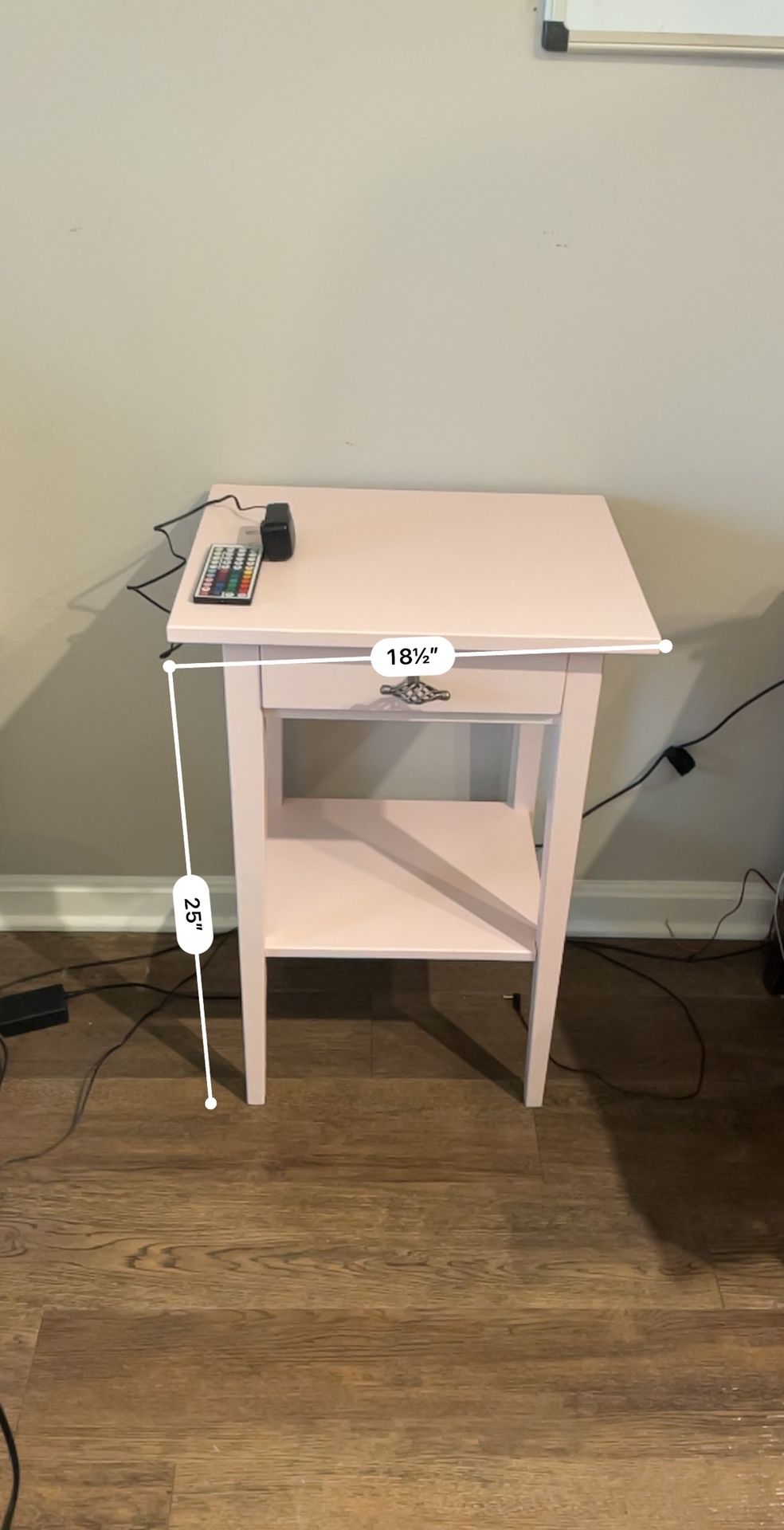Baby Pink Color Table