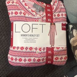 Loft Women Henley Set Size X-Larger 