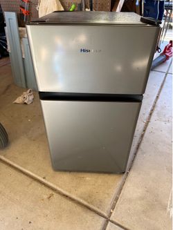 Small fridge and freezer