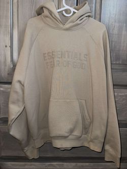 ESSENTIALS Fear Of God Hoodie / Off Black / Size L