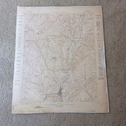Rare 1896 USGS Topo Map Of Durango, Colorado