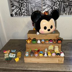 Disney Tsum tsum lot and Mickey Mouse case bundle
