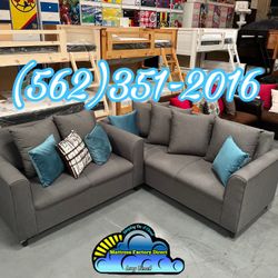 Sofa Couch New Grey Two And Three Seater Nuevo 
