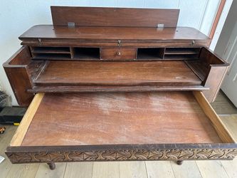 Antique spinet desk