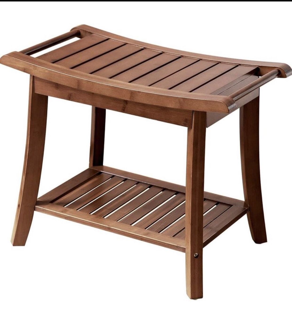 Bamboo Stool With Storage Self Waterproof