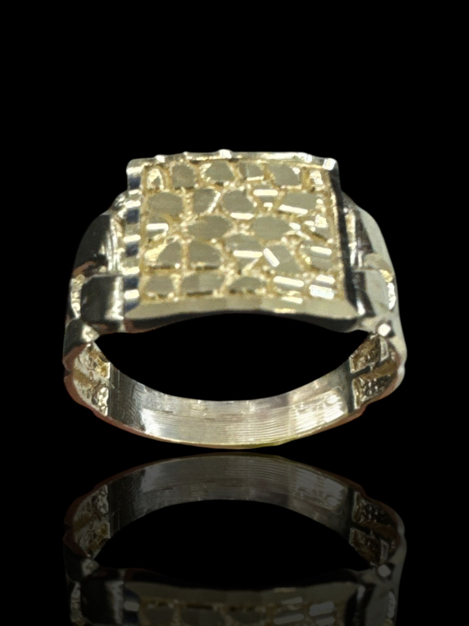 ANILLO NUGGET ORO 14K