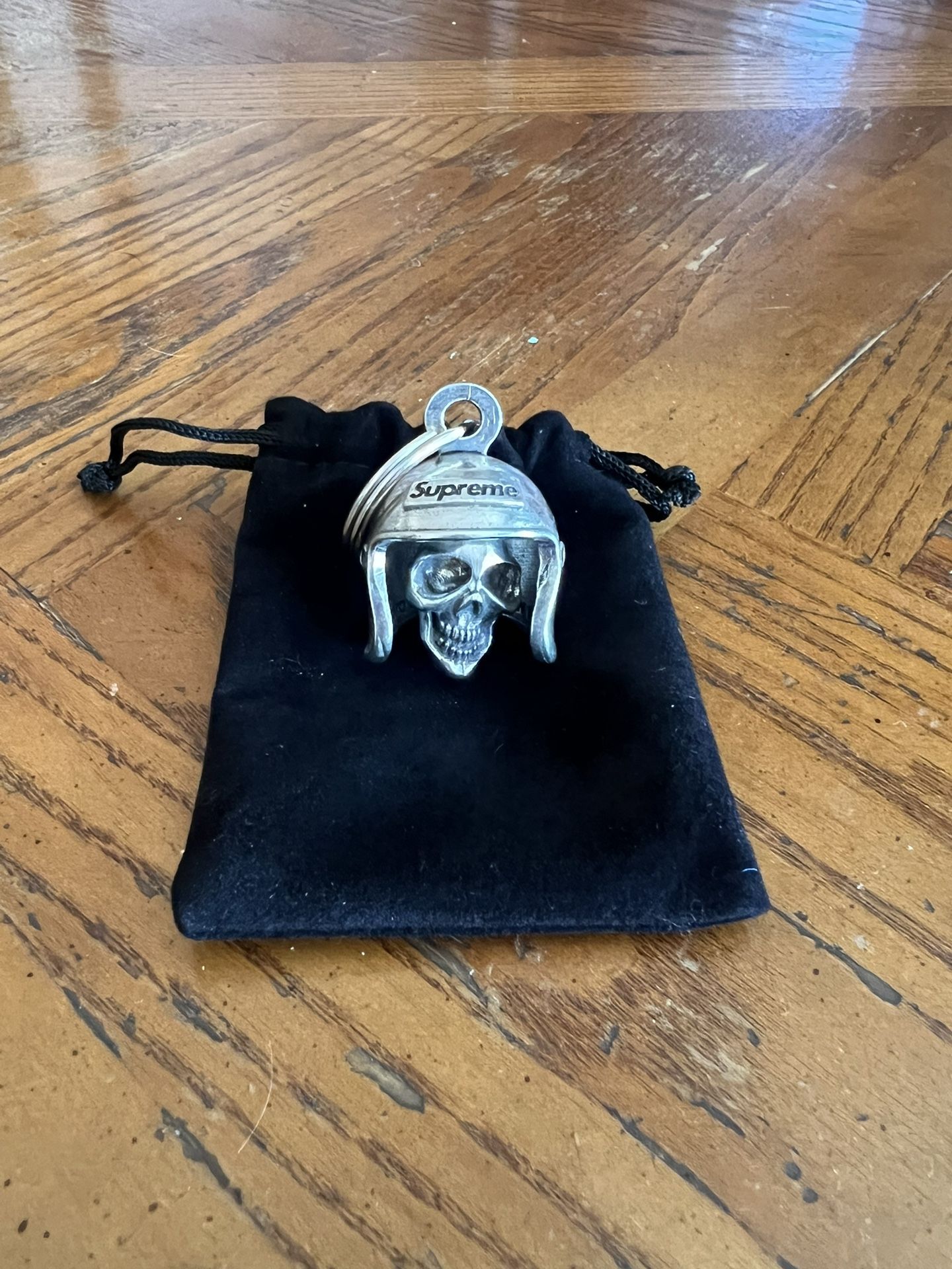 Supreme Skull Bell Keychain