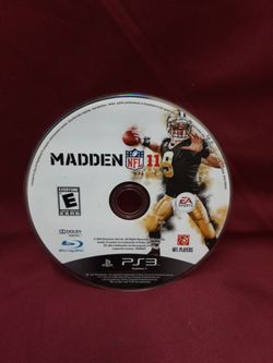 EA Sports Madden NFL 11 2011 Football Sony PlayStation 3 PS3 Video Game