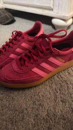 Adidas Spezial Red Suede Sneakers