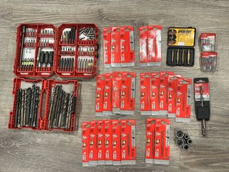 Milwaukee drill bits and other stuff $40 for all mix new and used