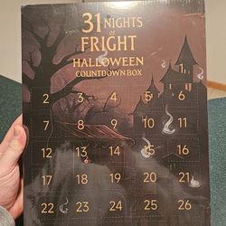 31 Nights of Fright Halloween Countdown Box / Advent Calendar