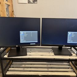 Dual 24” Hp Monitors