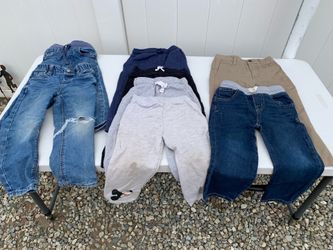 3T pants 8 pr for $6.00.  Chino, ca