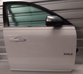 2008-2009 Mercury Sable Complete Front Right Door W/Side Mirror* White OEM