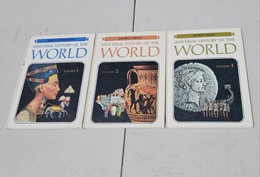 The Universal History of The World, Vol 1, Vol. 2, & Vol. 3 Vintage, Good Condition! 1966!