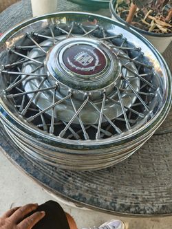 Cadillac DeVille hubcaps