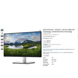 Dell 24 Monitor - P2422H NEW Never Opened