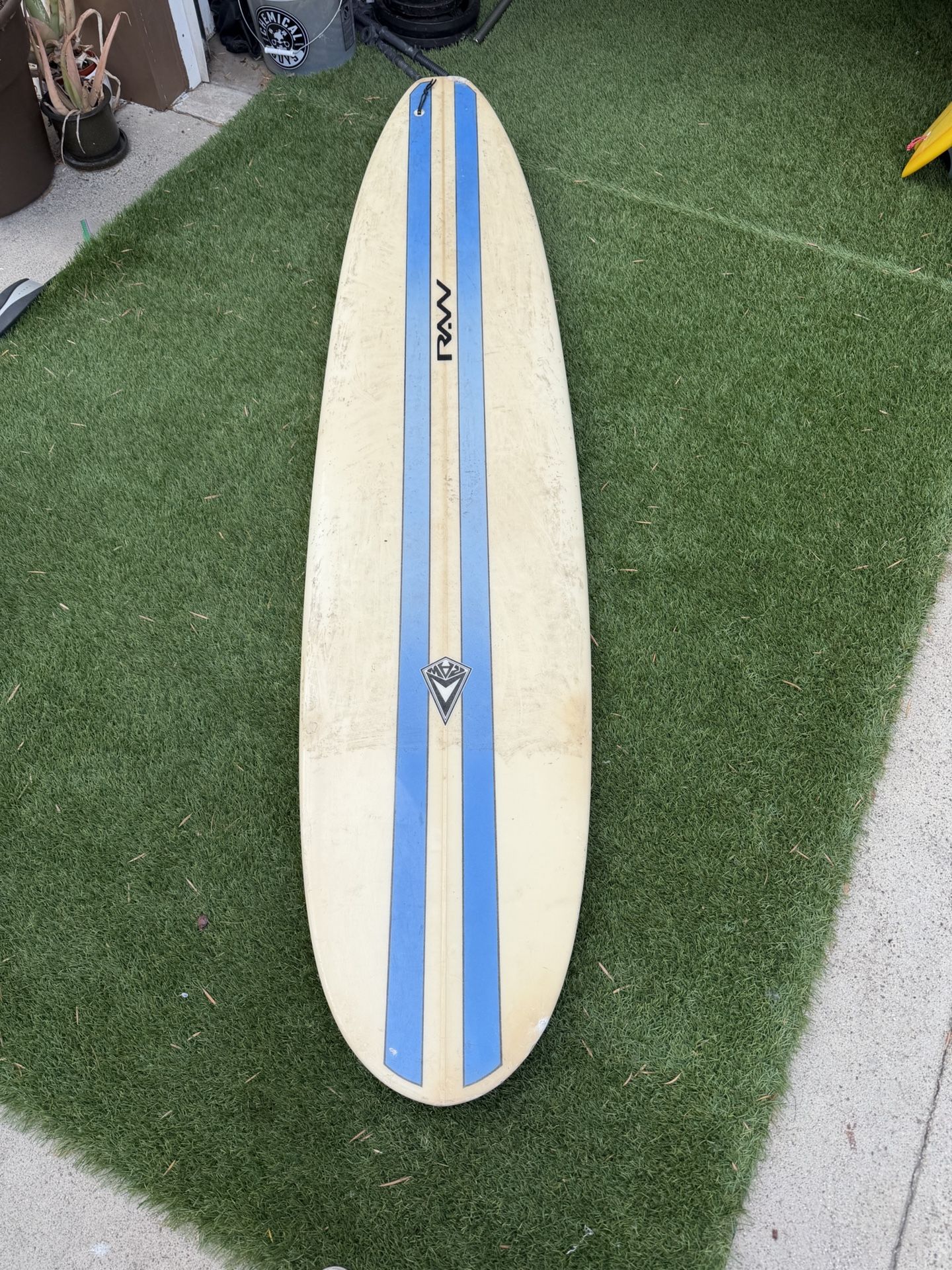 7'6ft Raw Surfboard