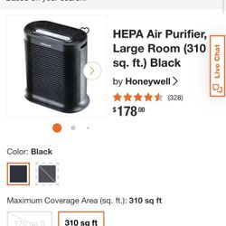 Honeywell Air purifier 