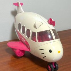 Hello Kitty Sanrio Jet Plane Airplane Playset Collectible Toy