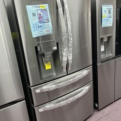 Refrigerator, LG Open Box 4 Door Refrigerator Free Delivery With Warranty