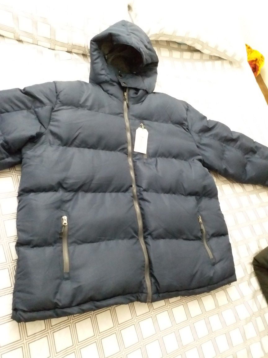 Men's winter jacket XL size, water resistant
